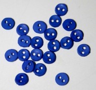 1/8 Cobalt Blue Button - pack of 7