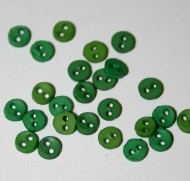 1/8" Green Buttons