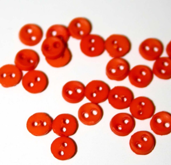 1/8" Orange Button