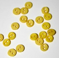 1/8" Micro Mini Bright Yellow Buttons