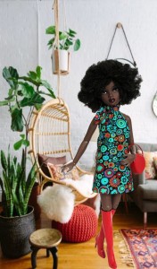 Groovy MOD Shift Dress for Ellowyne & Neema - Black