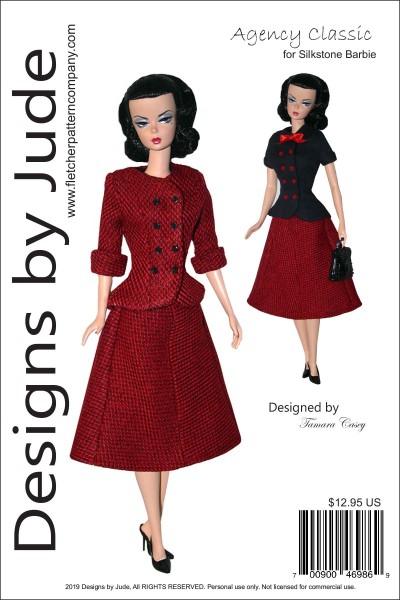 Designs by Jude Stargazer Sewing Pattern for Silkstone Barbie Dolls