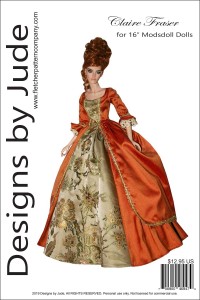 Claire Fraser for 16" Modsdoll Dolls Printed