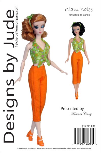 Designs by Jude Stargazer Sewing Pattern for Silkstone Barbie Dolls