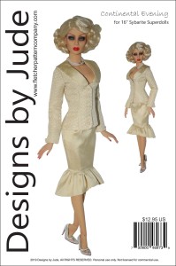 Continental Evening for 16" Sybarite Superdolls Printed