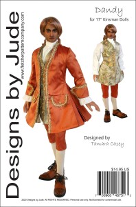 Dandy Suit for 17" Kinsman Dolls Printed