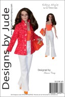 Edgy Style Pattern for 16.5" RTB101 Dolls Printed