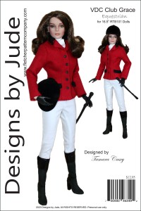 VDC Equestrian for 16.5" RTB101 Dolls Printed