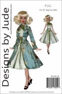 Fall Coat & Dress Pattern for 16" Deja Vu PDF