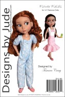 Flower Fields for 14" Patience Dolls Printed