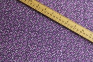 Purple Cotton Floral Fabric, VIP Print, Cranston Print - 1/2 yard