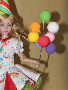 Colorful Balloon Bouquet- 1:6 Scale