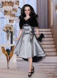 Silver Silk Dress & Stole for RTB101 Grace 101