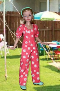 Floral Pantsuit for 12" Anne Dolls