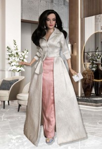 Ivory & Pink Silk Dramatic Entrance Ensemble for 16.5" RTB101 Dolls PDF
