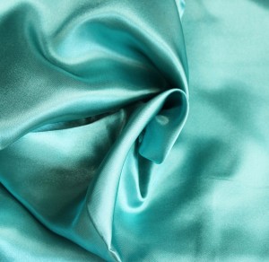 Teal Light Weight Satin Fabric - (note: width 60")