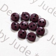1/4" Eggplant Round Buttons