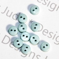 1/4" Light Blue Round Buttons