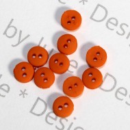 1/4" Bright Orange Round Buttons