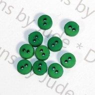 1/4" Bright Green Matte Round Buttons