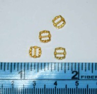 Ultra Tiny 0.6cm Mini Ornate Buckles - Set of 2 (2038)