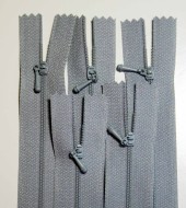 4 1/2" Grey Zipper