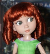 Curly Ringlet Wig with Bangs size 8-9, Carrot