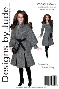 VDC Ladies Who Lunch for 16.5" RTB101 Dolls Printed