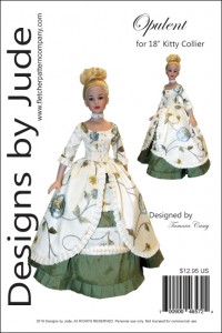 Opulent Gown Pattern for 18" Kitty PDF