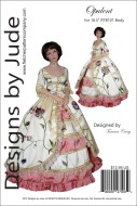 Opulent Gown for 16.5" RTB101 Body Dolls Printed