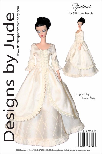 Designs by Jude Stargazer Sewing Pattern for Silkstone Barbie Dolls