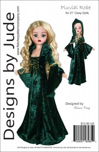 Pluvial Robe for 21" Cissy Dolls Printed