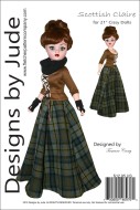 Scottish Claire for 21" Cissy Dolls Printed