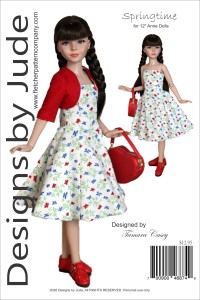 Springtime for 12" Anne Dolls Printed