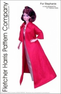 Coat Pattern for Stephanie 12" Fashion Dolls PDF