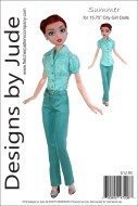 Summer for 15.75" City Girl Dolls Printed