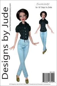 Summer for 16" Deja Vu Dolls Printed