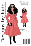 Autumn Chill Coat for 16.5" RTB101 Dolls Printed