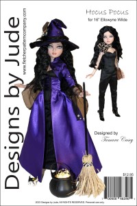 Hocus Pocus for 16" Ellowyne Dolls Printed