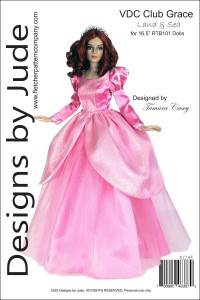 VDC Land & Sea for 16.5" RTB101 Grace Dolls Printed