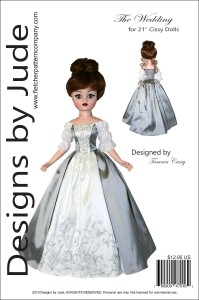 Claire Wedding Dress for 21" Cissy PDF