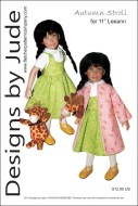 Autumn Stroll for 11" Leeann Dolls Printed