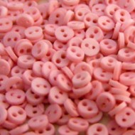 1/8" Micro Mini Medium Pink Buttons