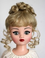 Updo Wig w Bangs & Ringlets size 8-9, Blonde