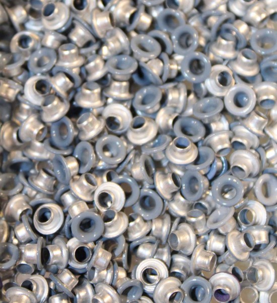 1/8" Blue Grey Eyelets