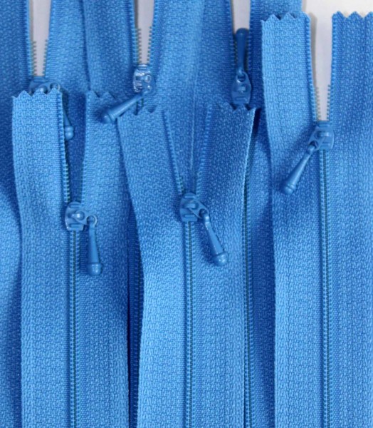 4 1/2" Bristol Blue Zipper