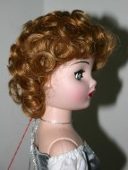 Curly Short Wig size 8-9 Brittany, Auburn