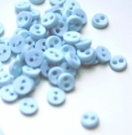 1/8" palest baby blue buttons