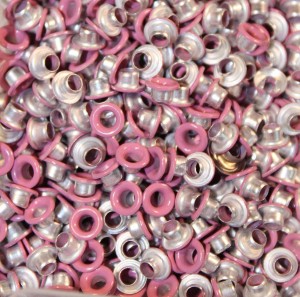 1/8" Carnation Pink Eyelets