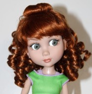 Curly Wig w Bangs size 9, Carrot